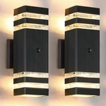 Shimr Motion Sensor Outdoor Wall Lights 2 Pack Dusk To Dawn Sconce. Fixed Price $184.47.