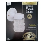 Hampton Bay Vintage 1998 Wall Mount Jar Style Outdoor Light Kit New Open Box. Fixed Price $36.51.