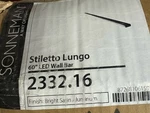 Sonneman/stiletto/ 2332.16. 60 Led Wall Bar Bright Satin/aluminum Piece Read. Fixed Price $999.99.