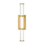 Gold Led Wall Sconce From The Fayton Collection. Fixed Price $495.00.