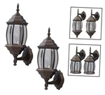 Outdoor Wall Lantern Twin Pack Bronze Finish, Oil-rubbed. Fixed Price $82.08.