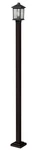Portland 1-LIGHT Outdoor Post Mounted Fixture In Oil Rubbed Bronze. Fixed Price $832.00.