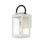 Maxim 30912 Nassau Vivex 13" Tall Outdoor Wall Sconce - White / Black Clear. Fixed Price $124.00.