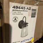 Kichler Lighting 49445AZ Lyndon Outdoor Wall Architectural Bronze. Fixed Price $99.99.