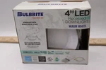 Bulbrite Led Recessed Can Retrofit Kit With 4" Housing 773210. Fixed Price $13.63.