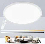 Dimmable 20" Ultra Thin Flush Mount Ceiling Light With Remote Control, 48W. Fixed Price $83.99.