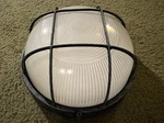 Trans Globe Lighting 41515 Bk 10" Flush Mount Bulkhead Green-black. Fixed Price $19.00.