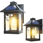 2 Pack Solar Powered Wall Lantern Lights With 3 Lighting Modes, Led Dusk To D.... Fixed Price $92.38.