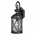 Vaxcel Henderson Motion Sensor 1 Outdoor Wall Light, Black/clear - T0435. Fixed Price $162.99.