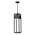 Z-lite Barwick 1 Light 27" Outdoor Chain Mount Ceiling, Black 585CHB-BK-LED. Fixed Price $362.00.