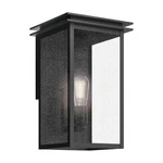 Kichler Arkville Outdoor Wall Light, Medium, Black/seed - 59541BKT. Fixed Price $134.97.