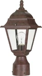 Nuvo 60-547 1-LIGHT Outdoor Post Lantern Old Bronze Finish With Clear Glass. Fixed Price $37.43.