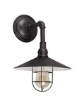 Forte Lighting 7359-01 Bronze Single 15-1/4"H Outdoor Wall Sconce. Fixed Price $106.20.