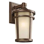 Kichler Energy Efficient Atwood Brownstone 14.25" Led Outdoor Wall Lantern. Fixed Price $115.19.