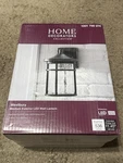Home Decorators Aged Iron Outdoor Led Wall Lantern W/crackle Glass New. Fixed Price $79.99.
