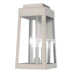 Livex Lighting 20858-91 Oslo 3 Inch Brushed Nickel Outdoor Wall Lantern. Fixed Price $177.00.