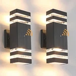 Dusk To Dawn Outdoor Wall Lights 2 Pack, Waterproof Warm White Sconces. Fixed Price $92.99.