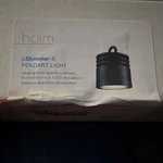 Holm PSHIMMER-6 Pendant Flat Black Led 3-LIGHT 4.5W Ul Rohs LIGHT00006. Fixed Price $50.00.