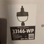 Designers Fountain Post Lantern 33146-WP Outdoor Weathered Finish 1-LIGHT. Fixed Price $60.00.