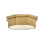 Hinkley Lighting Facet Medium Flush Mount, Heritage Brass - 46993HB. Fixed Price $449.00.