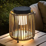Solar Lanterns Outdoor Waterproof IP54, Handwoven Wicker Table Lamps .... Fixed Price $64.82.