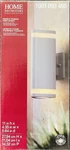Home Decorators Medium Exterior Wall Lantern Grey Finish Clear Shade 11X4X6. Fixed Price $29.95.