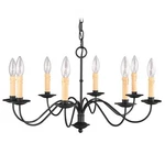 Livex Lighting 4468-04 Heritage 25 Inch Black Chandelier Ceiling. Fixed Price $179.99.