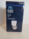 Portfolio Wall Sconce Brushed Nickle Finish Mod 1314215 Light. Fixed Price $9.99.