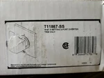Delta Ara 1-HANDLE 3-SETTING Wall Mount Diverter Trim Kit Stainless T11867-SS. Fixed Price $95.99.