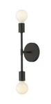 Bellevue ZWS86193 Abra 2 Light 5" Tall Wall Sconce - Black. Fixed Price $57.80.