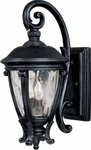 Maxim Lighting 41424WGBK Two Water Glass Wall Lantern, Black. Fixed Price $358.00.