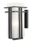 Abbey 1-LIGHT Outdoor Wall Sconce In Black. Fixed Price $458.00.