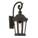 Trans Globe Westfield 21" Light Outdoor Wall Lantern, Black/clear - 40401BK. Fixed Price $234.99.