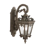 Kichler Tournai Outdoor Wall 3LT, Londonderry, Clear Seeded - 9358LD. Fixed Price $974.99.