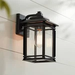 North House Mission Outdoor Wall Light Fixture Matte Black 12" For Exterior Barn. Fixed Price $124.95.