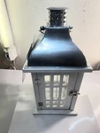 Hampton Bay Wood And Steel Indoor/outdoor Lantern White #1003516374. Fixed Price $49.99.