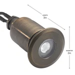 Kichler 15490 Cbr MR8 Centennial Brass Recessed Accent Light No Lamp Included. Fixed Price $45.00.