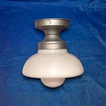 Large Flush Mount Fixture Vintage Antique Industrial Great!! 13B. Fixed Price $171.50.