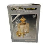Catalina Lighting Solid Brass Outdoor Wall Lantern New Box Hex. Beveled Glass. Fixed Price $39.99.