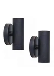 Lutec 2-LIGHT Black Led Outdoor Wall Sconce Lantern With Up/down 2-PACK. Fixed Price $29.99.