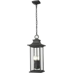 Z-lite 5017CHB-BK Tiberius Outdoor Pendant Chandeller Black. Fixed Price $402.00.