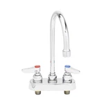 T&s Brass B-1141 4" Deck Mount Workboard Faucet W/ 6" Gooseneck. Fixed Price $124.39.