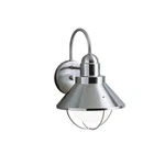Kichler 9022NI Seaside 1-LIGHT 12" Outdoor Medium Wall In Brushed Nickel. Fixed Price $93.97.