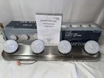 Hampton Bay 4-LIGHT Led Vanity Wall Fixture Brushed Nickel. Fixed Price $39.99.