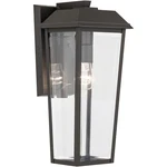 Kichler Mathus 18" Outdoor Wall Light, Black/beveled - 59119BKT. Fixed Price $344.99.