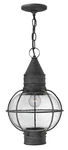Hinkley Lighting 2202 Cape Cod 11"W Outdoor Pendant - Aged Zinc. Fixed Price $322.15.