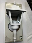 Prime White Outdoor Lantern Wall Mount Coach Model T50303-04. Fixed Price $10.00.