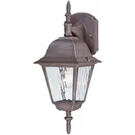 Westinghouse Lighting 6785100 One-light Exterior Wall Lantern, Textured Rust. Fixed Price $52.95.