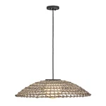 Hinkley Lighting Arlen 1LT 30" Outdoor Hanging Pendant, Black/rattan - 10395BK. Fixed Price $899.00.