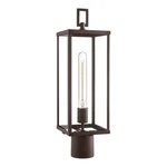 Hampton Bay 20.67 In. 1-LIGHT Bronze Steel Weather Resistant Outdoor Pier Mount. Fixed Price $49.95.